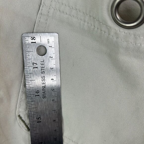 Lee Beige Twill Utility Drawstring Waist Shorts Casual Everyday - Picture 4 of 11